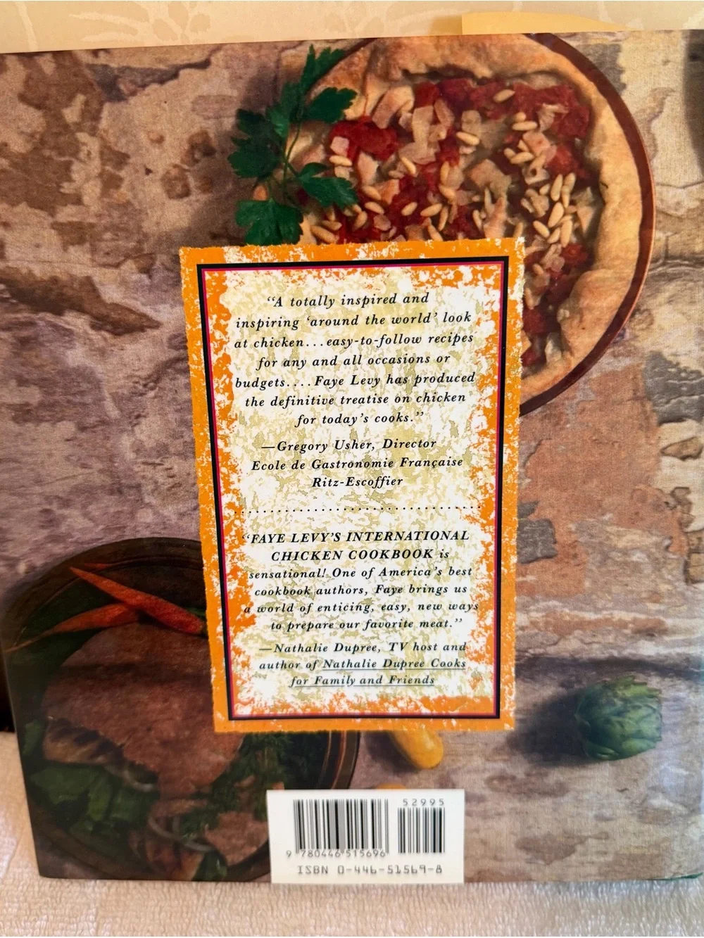 Faye Levy’s International Chicken Cookbook 1992 First Printing Hardcover